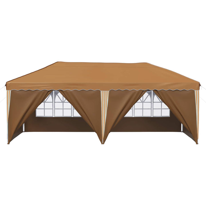 Pop-up Festtelt 575 x 288 x 245 cm Beige