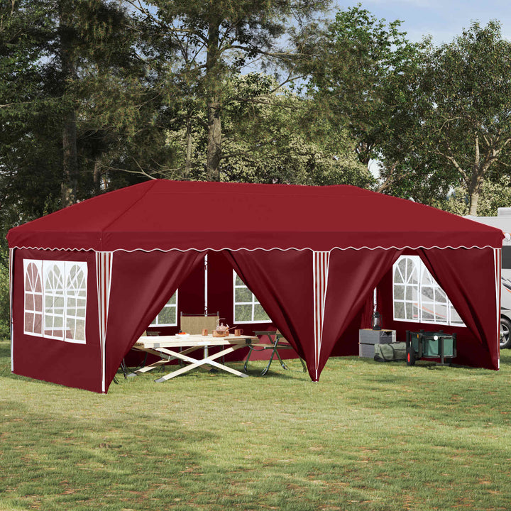 Pop-up Festtelt 575 x 288 x 245 cm Bordeaux