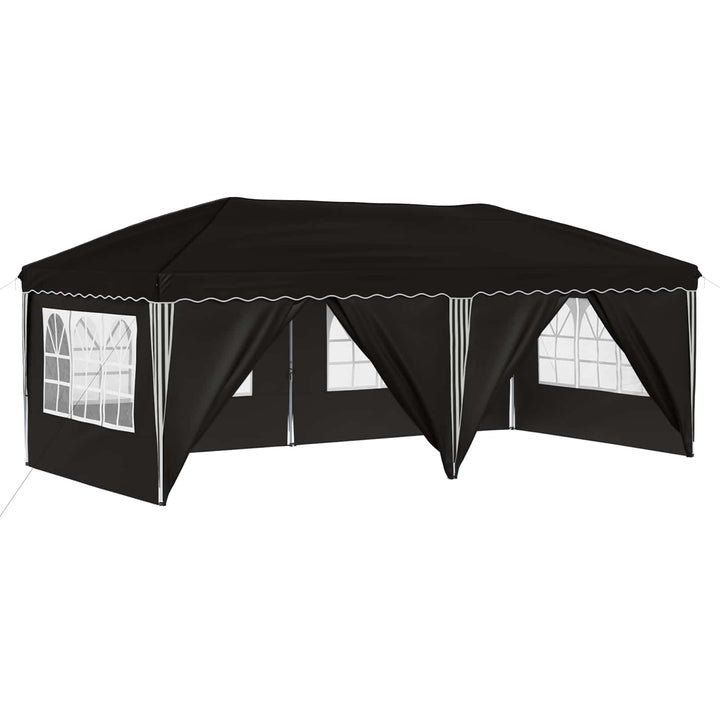 Pop-up Festtelt 575 x 288 x 245 cm Sort