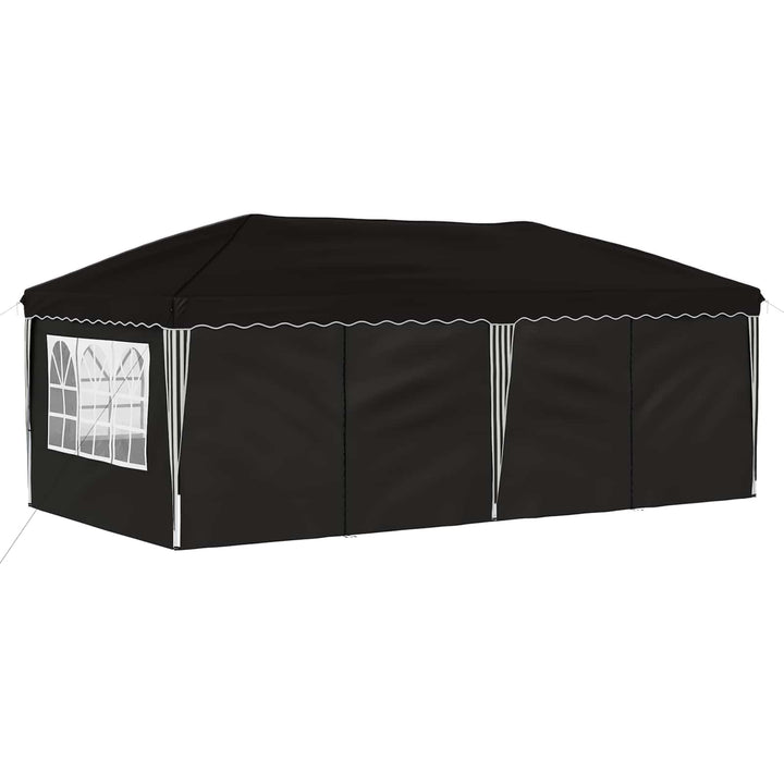 Pop-up Festtelt 575 x 288 x 245 cm Sort