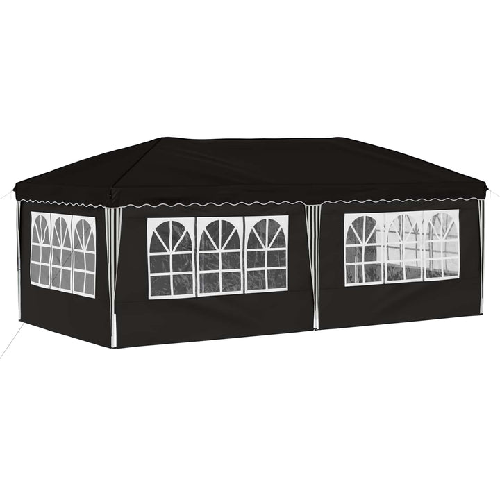 Pop-up Festtelt 575 x 288 x 245 cm Sort
