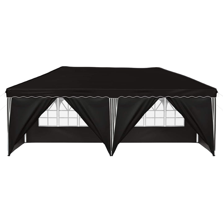 Pop-up Festtelt 575 x 288 x 245 cm Sort