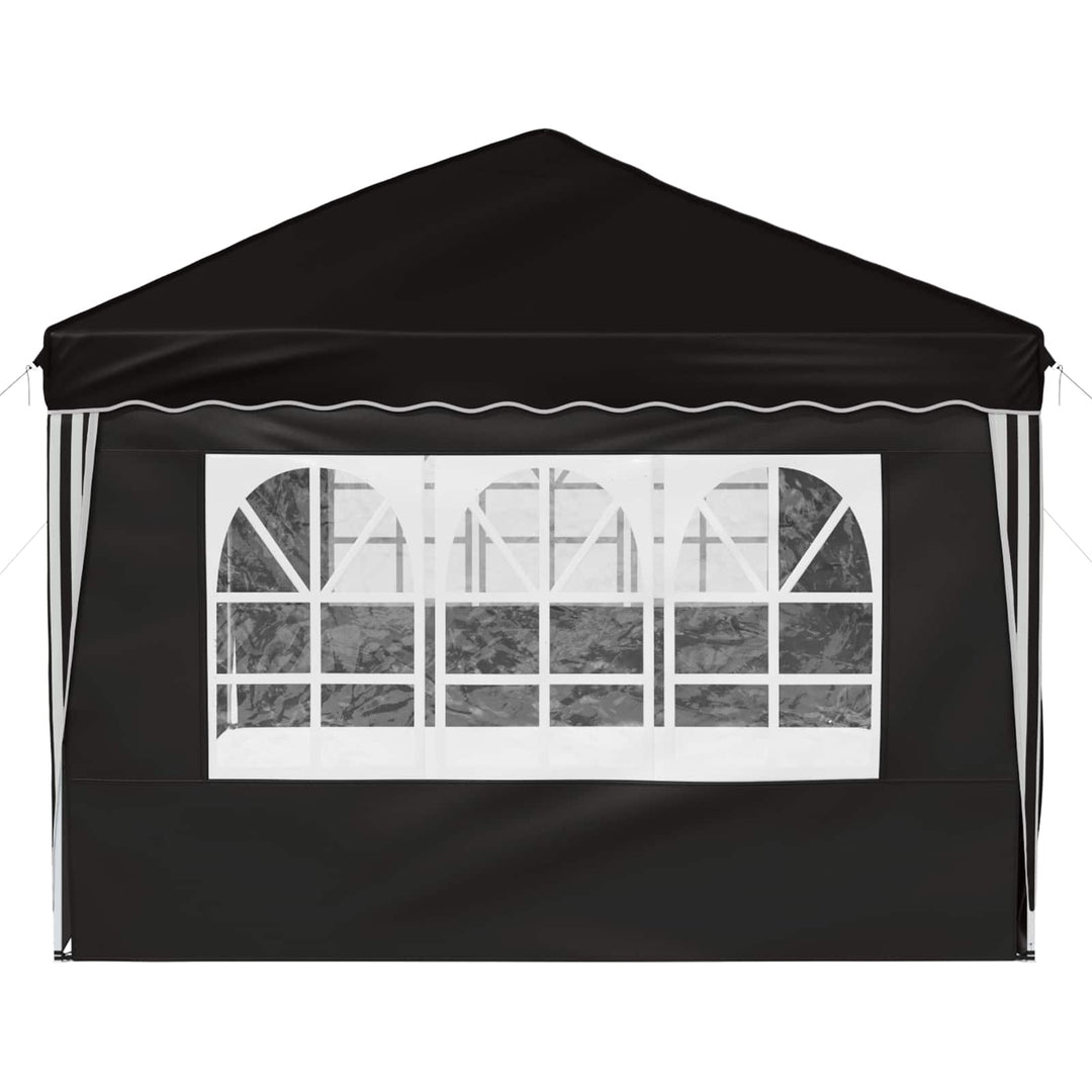 Pop-up Festtelt 575 x 288 x 245 cm Sort