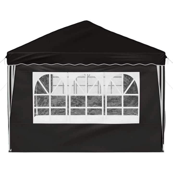 Pop-up Festtelt 575 x 288 x 245 cm Sort