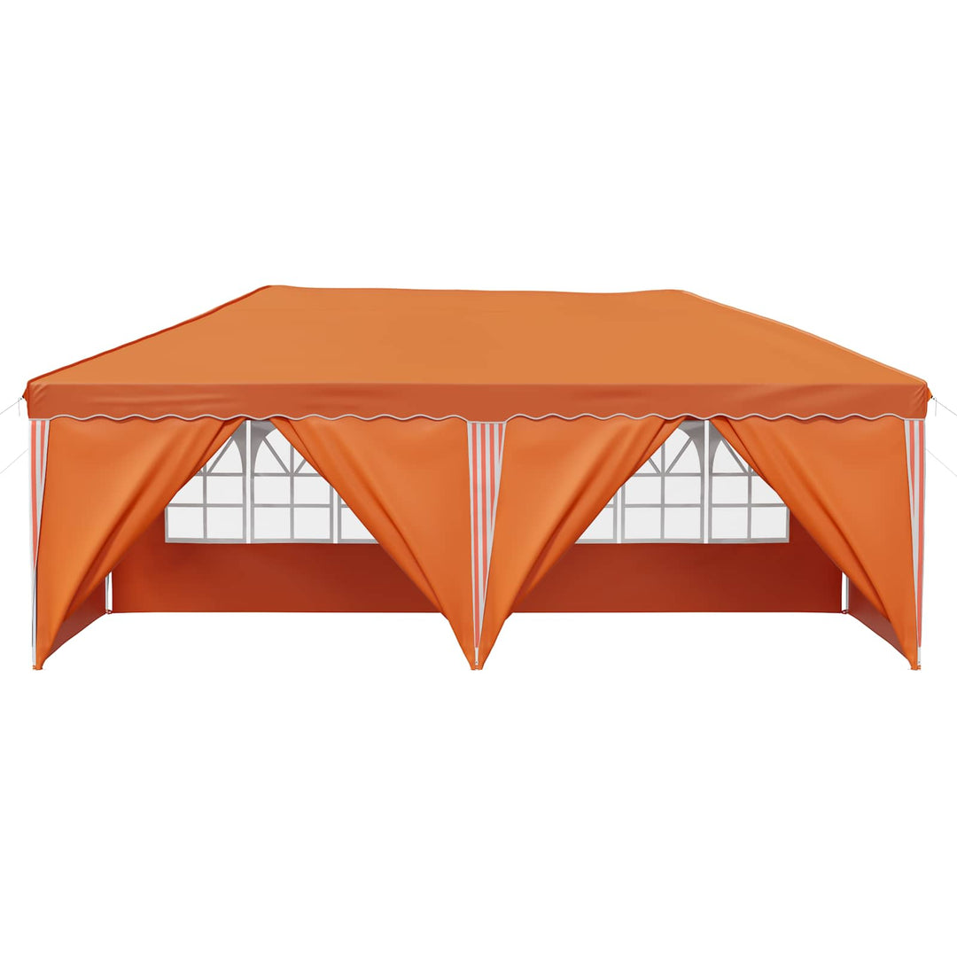 Pop-up Festtelt 575 x 288 x 245 cm Orange
