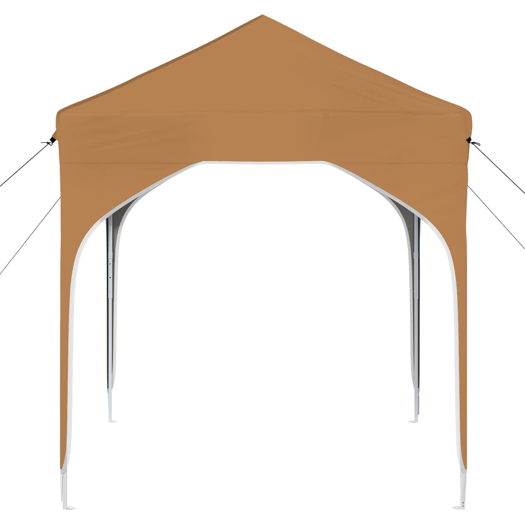 Pop-up Festtelt 194 x 194 x 245 cm Beige