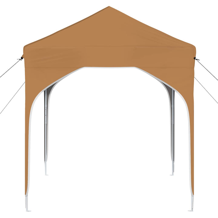 Pop-up Festtelt 194 x 194 x 245 cm Beige