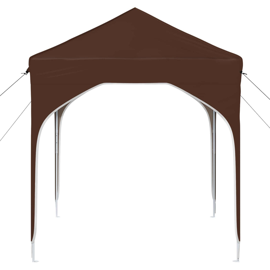 Pop-up Festtelt 194 x 194 x 245 cm Brun