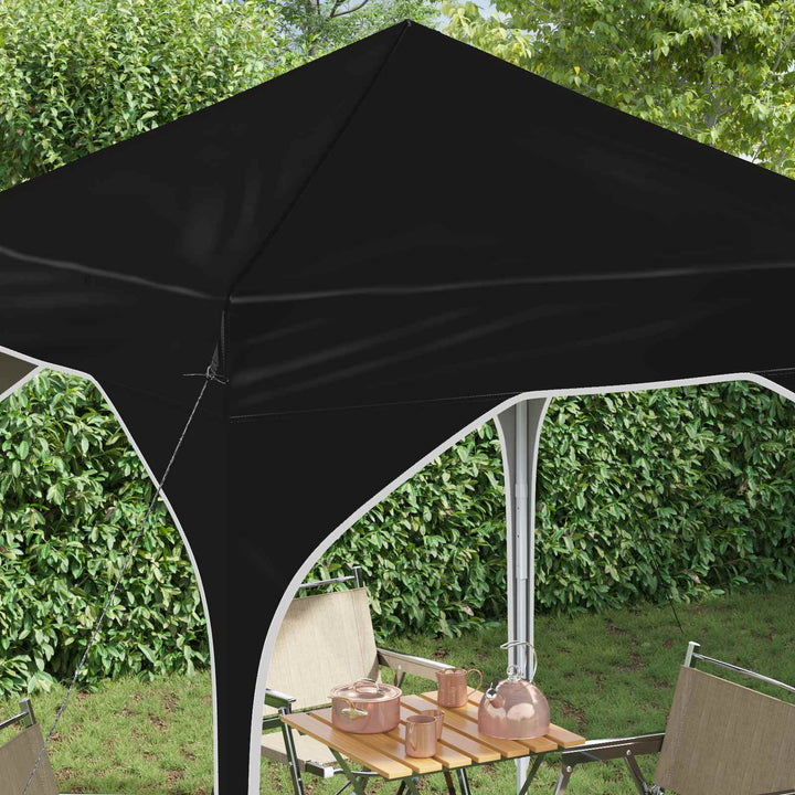 Pop-up Festtelt 194 x 194 x 245 cm Sort