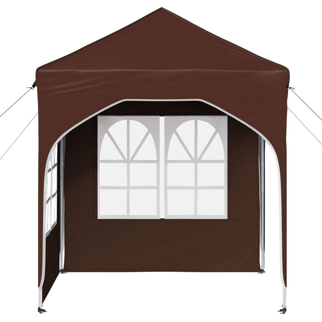Pop-up Festtelt 192 x 192 x 245 cm Brun