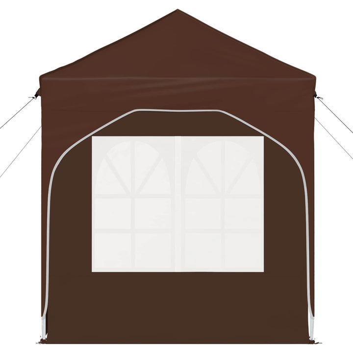 Pop-up Festtelt 192 x 192 x 245 cm Brun