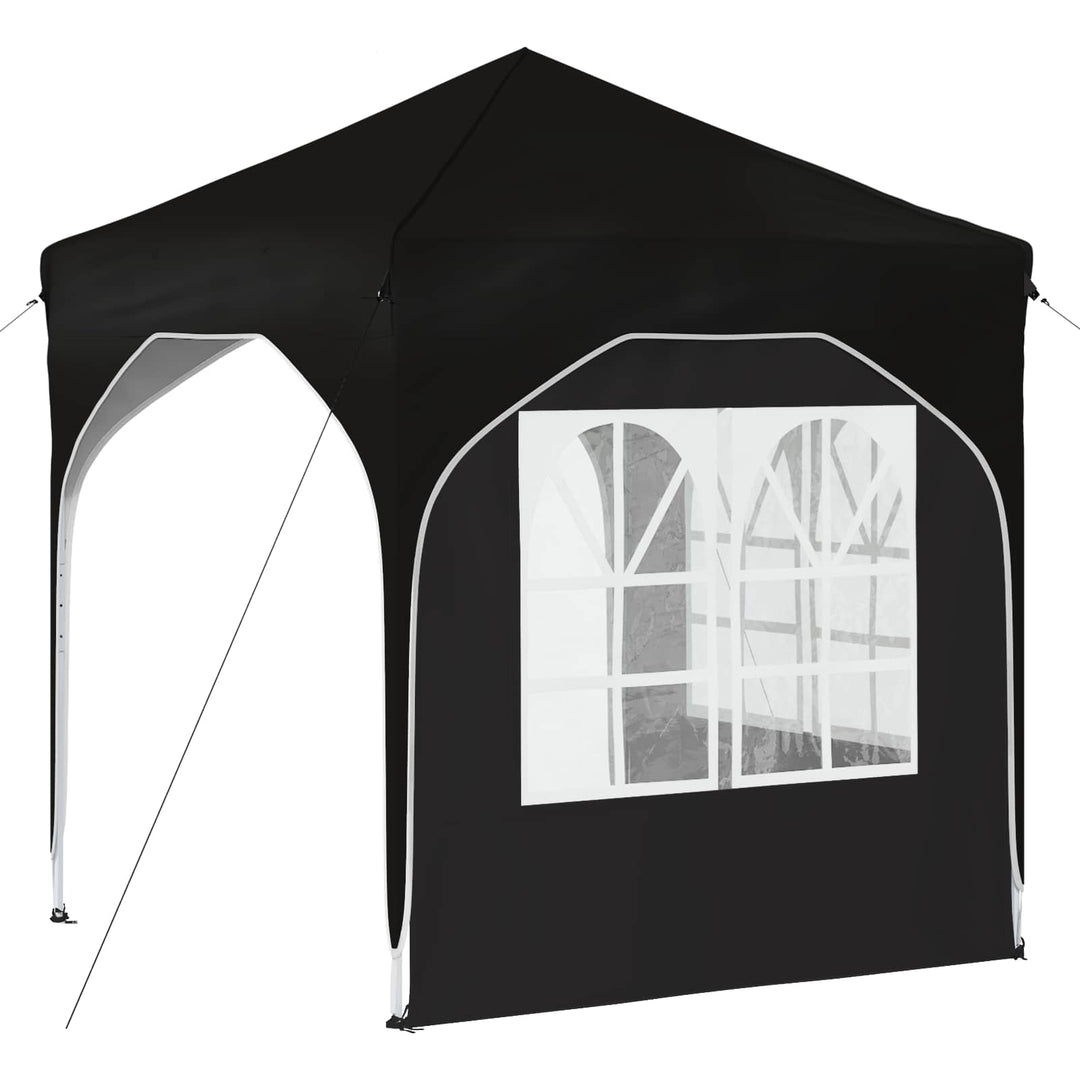 Pop-up Festtelt 192 x 192 x 245 cm Sort