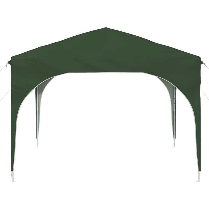 Pop-up Festtelt 290 x 290 x 245 cm Grøn