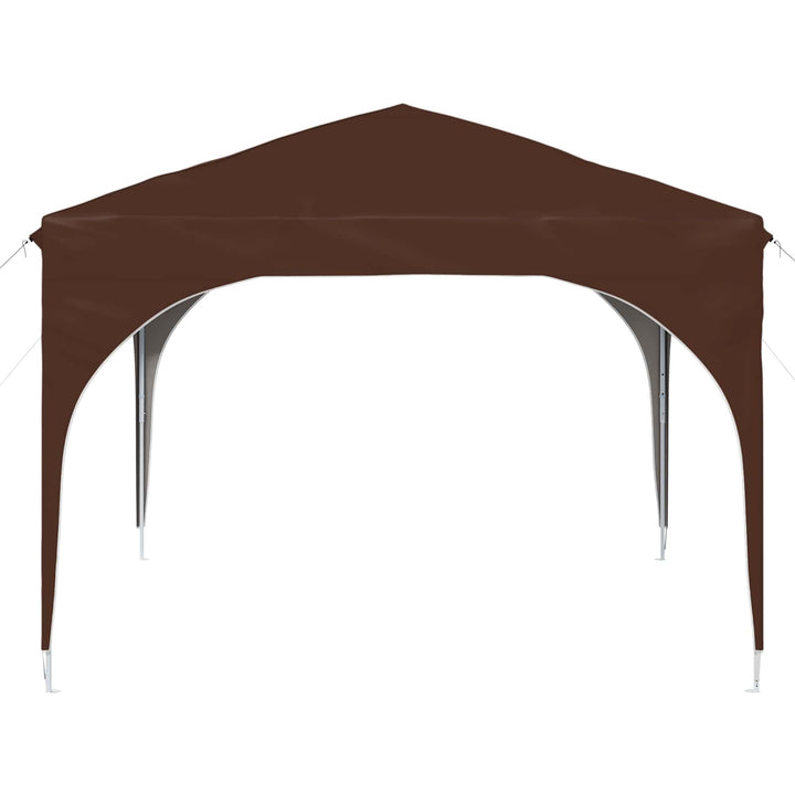Pop-up Festtelt 290 x 290 x 245 cm Brun