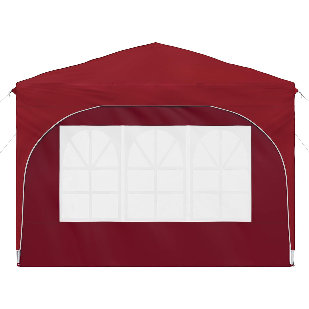 Pop-up Festtelt 290 x 290 x 245 cm Bordeaux