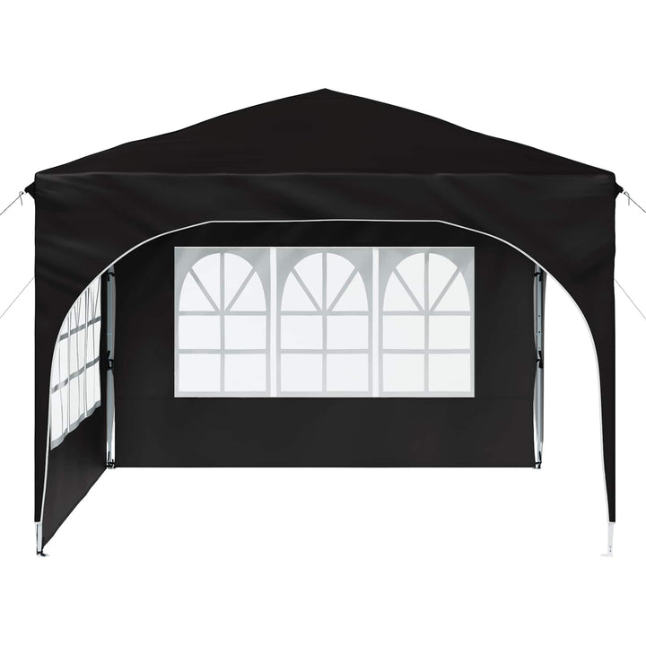Pop-up Festtelt 290 x 290 x 245 cm Sort