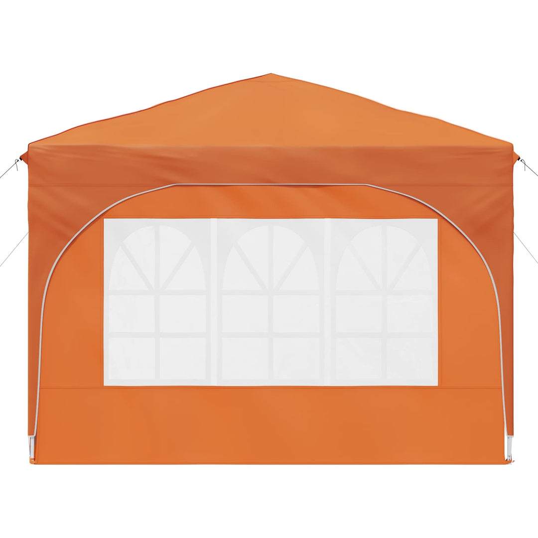 Pop-up Festtelt 290 x 290 x 245 cm Orange