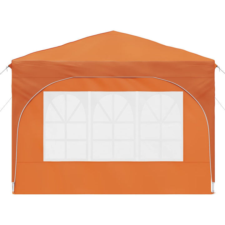 Pop-up Festtelt 290 x 290 x 245 cm Orange