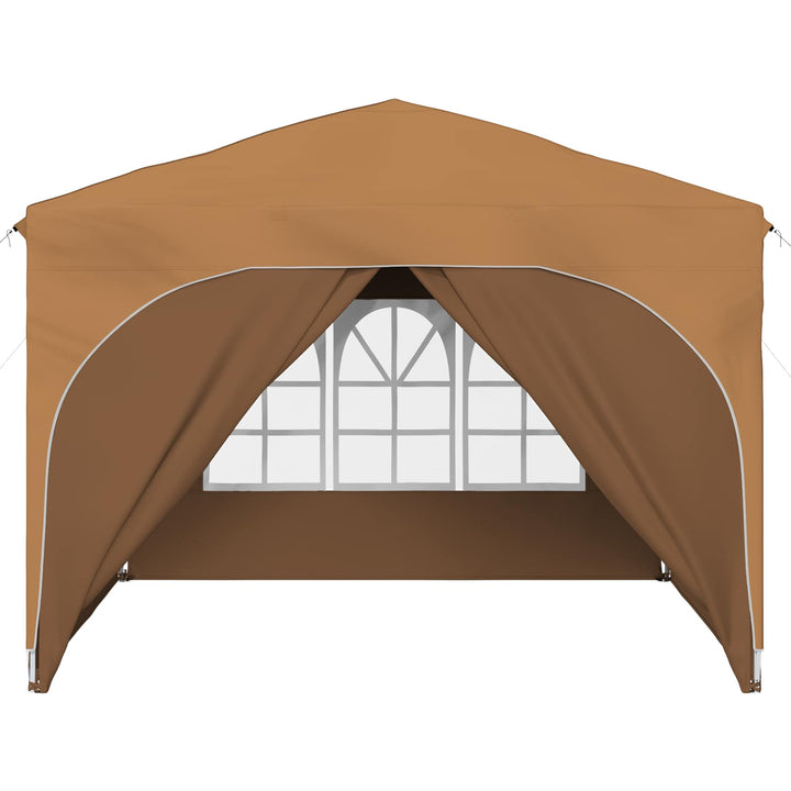 Pop-up Festtelt 290 x 290 x 245 cm Beige