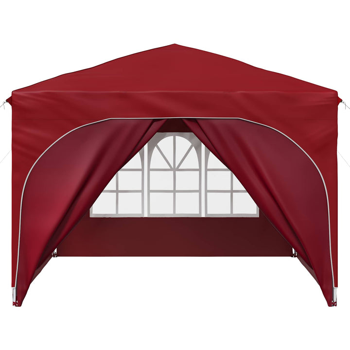 Pop-up Festtelt 290 x 290 x 245 cm Bordeaux