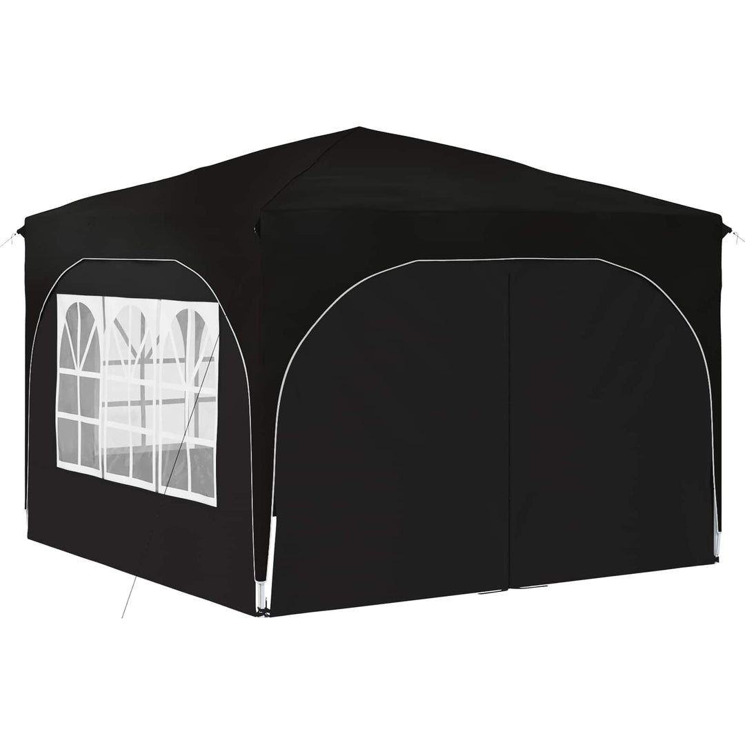 Pop-up Festtelt 290 x 290 x 245 cm Sort