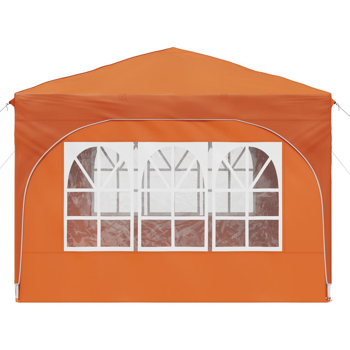 Pop-up Festtelt 290 x 290 x 245 cm Orange