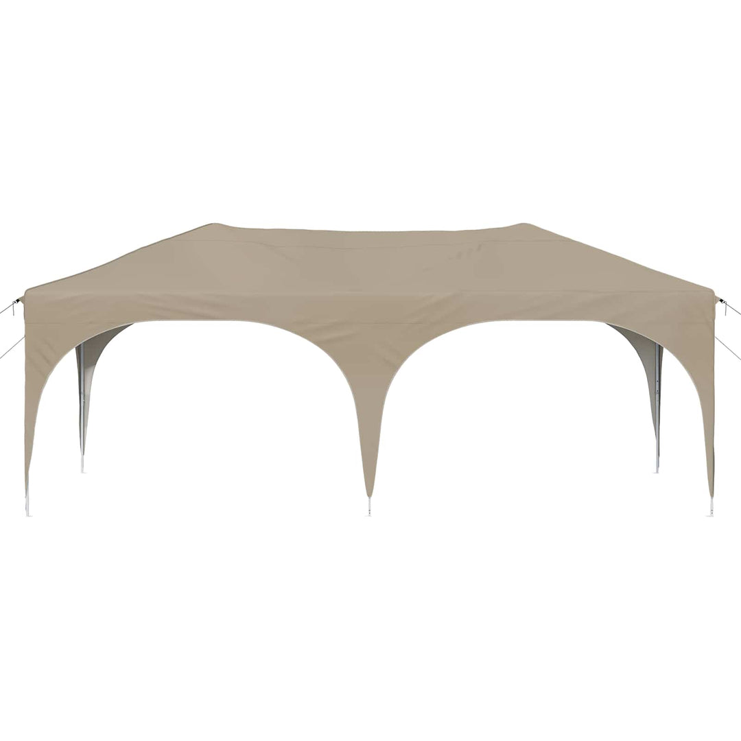 Pop-up Festtelt 575 x 288 x 245 cm Cremefarvet Oxford stof