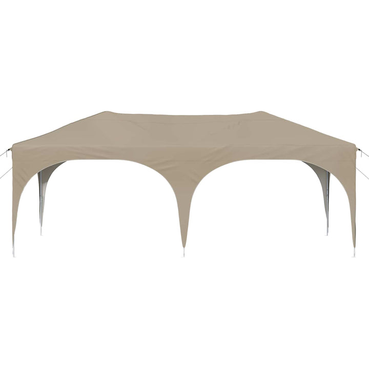 Pop-up Festtelt 575 x 288 x 245 cm Cremefarvet Oxford stof