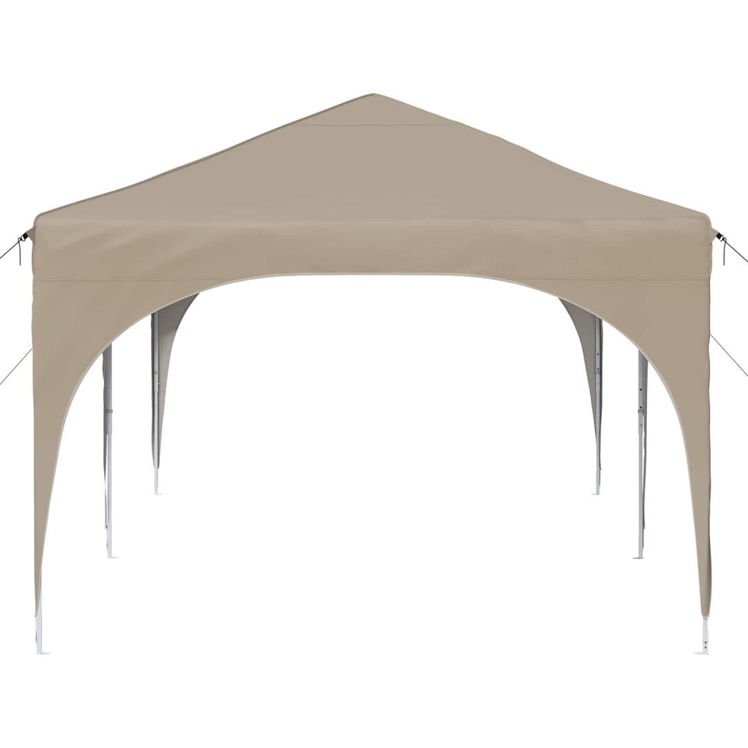 Pop-up Festtelt 575 x 288 x 245 cm Cremefarvet Oxford stof