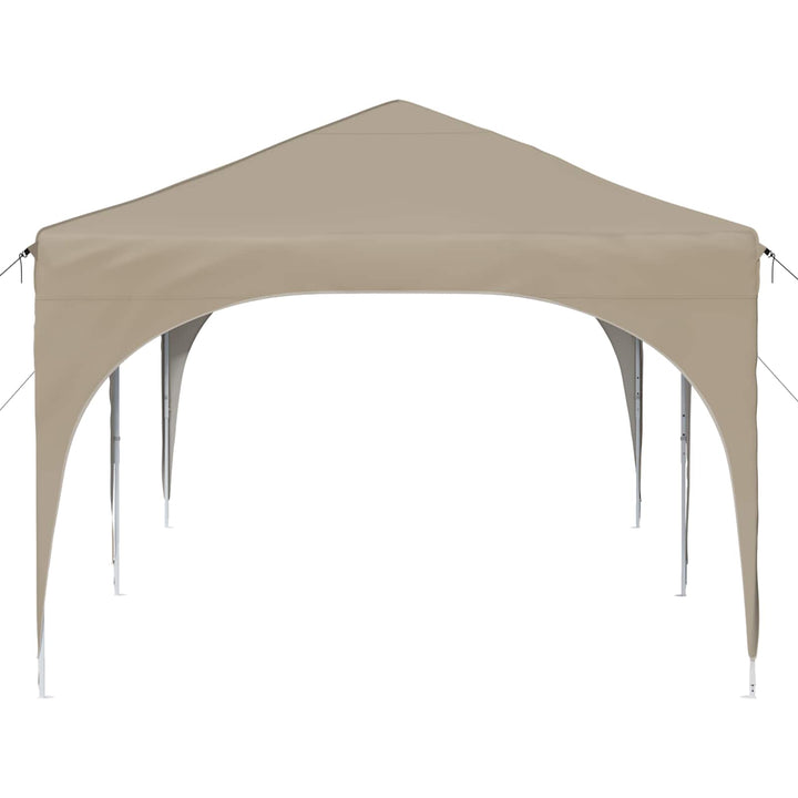 Pop-up Festtelt 575 x 288 x 245 cm Cremefarvet Oxford stof