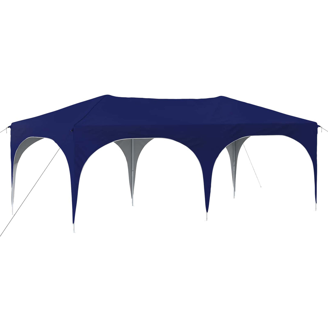 Pop-up Festtelt Blå 575 x 288 x 245 cm Oxford stof