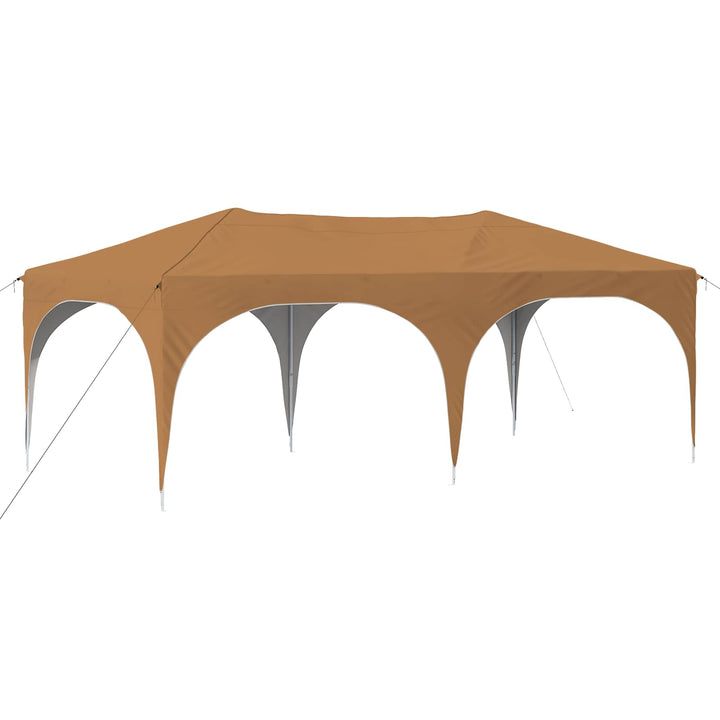 Pop-up Festtelt 575 x 288 x 245 cm Beige Oxford stof