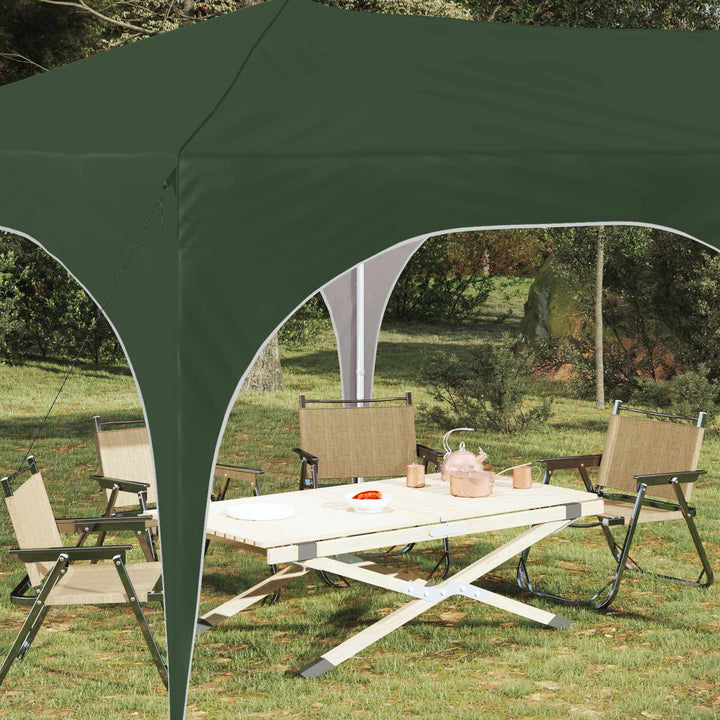 Pop-up Festtelt 575 x 288 x 245 cm Grøn Oxford stof