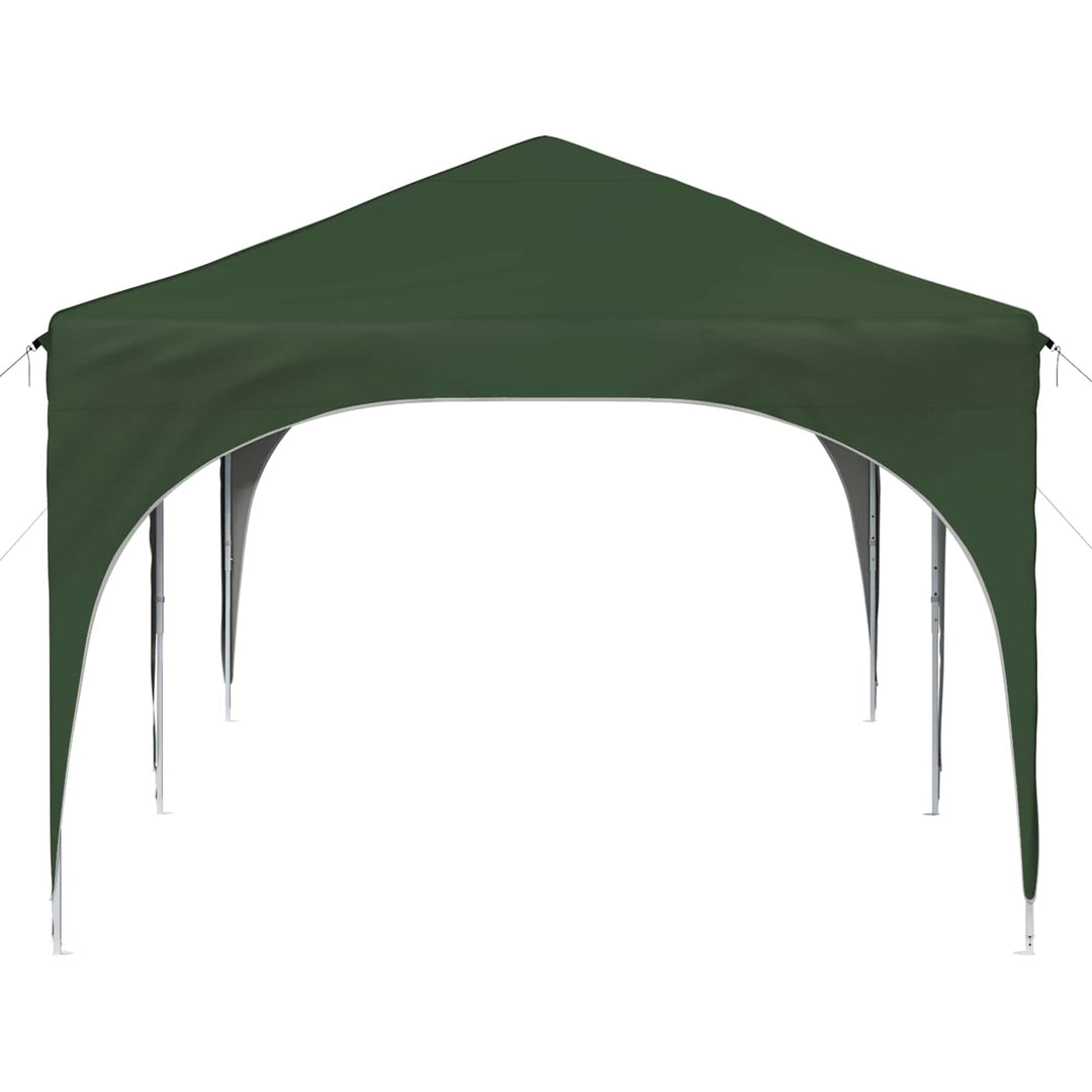 Pop-up Festtelt 575 x 288 x 245 cm Grøn Oxford stof
