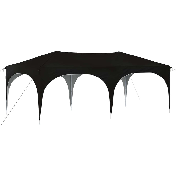 Pop-up Festtelt 575 x 288 x 245 cm Sort Oxford stof