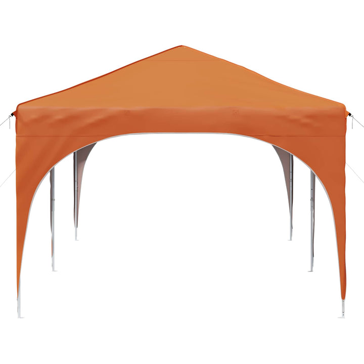 Pop-up Festtelt 575 x 288 x 245 cm Orange Oxford stof