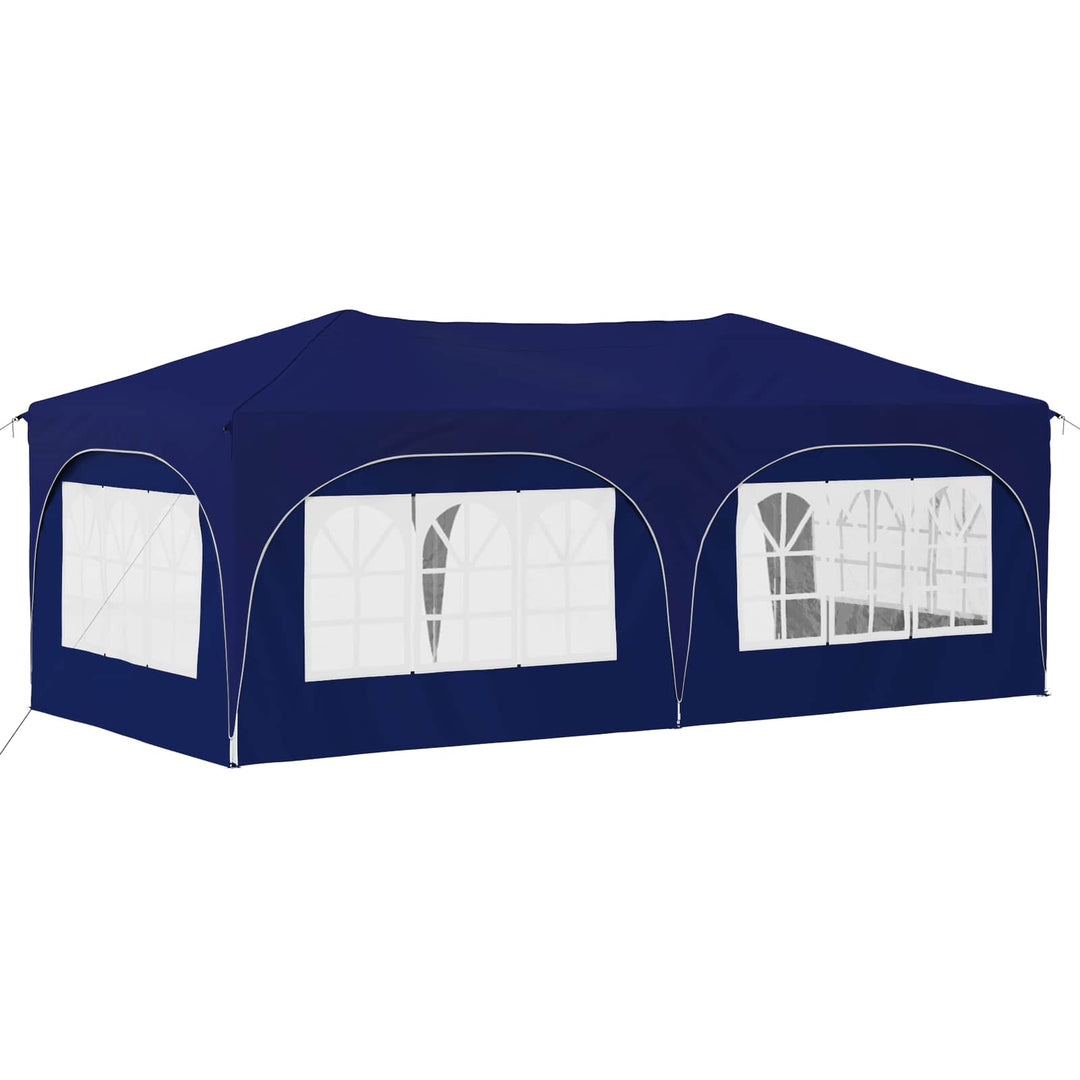 Pop-up Festtelt Blå 575 x 288 x 245 cm Oxford stof