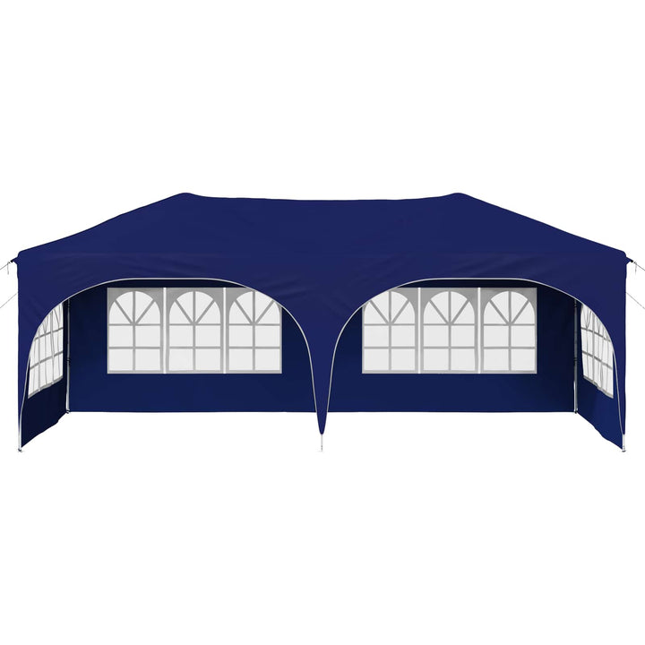 Pop-up Festtelt Blå 575 x 288 x 245 cm Oxford stof