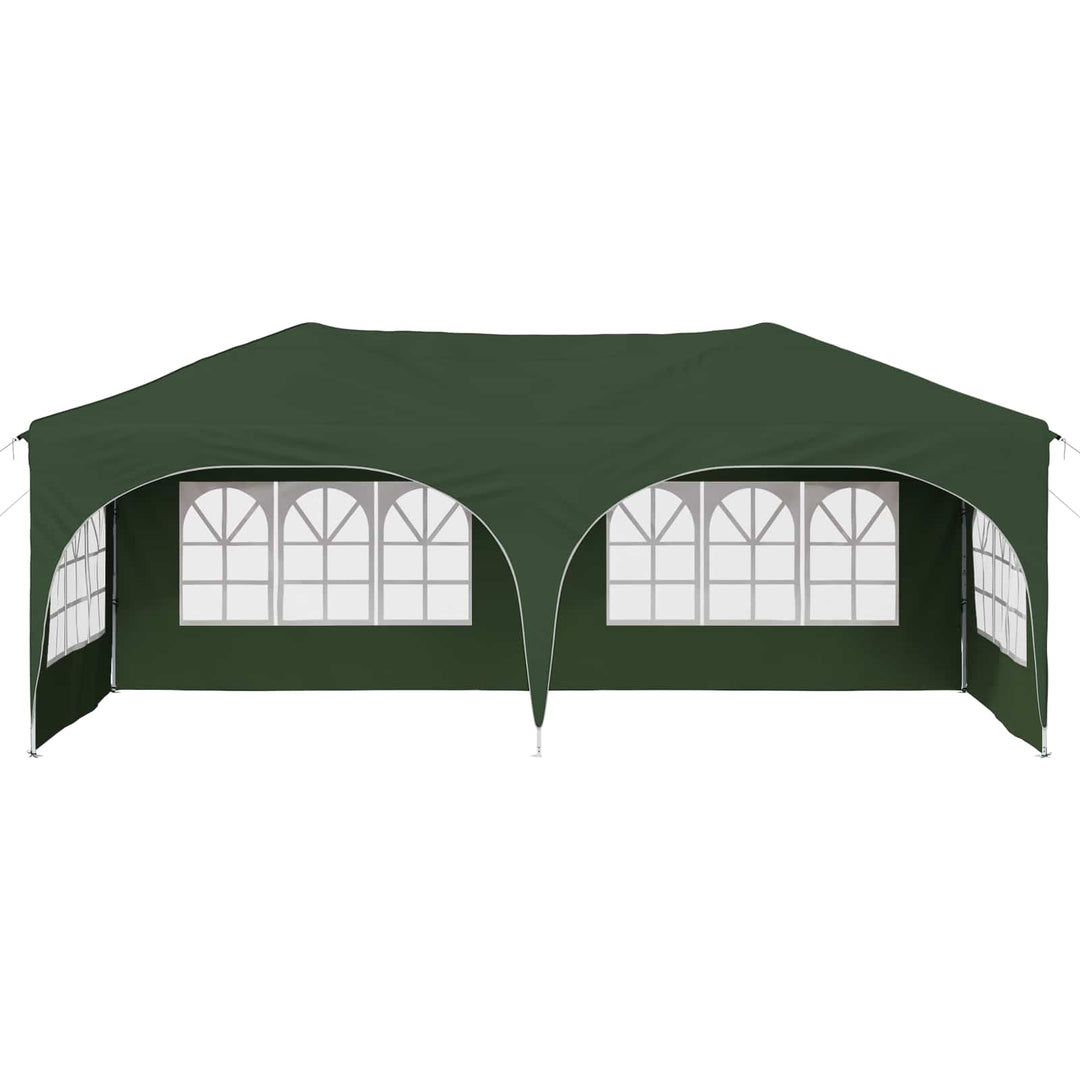 Pop-up Festtelt 575 x 288 x 245 cm Grøn Oxford stof