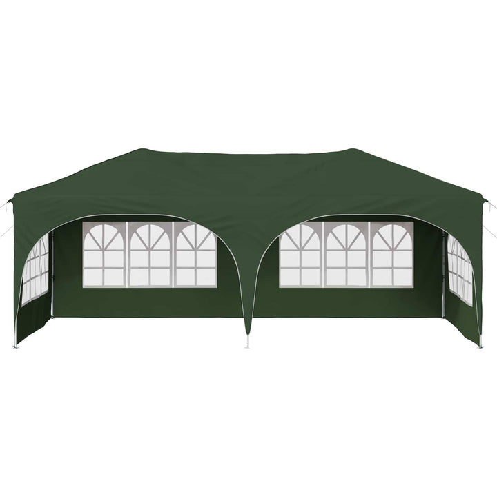Pop-up Festtelt 575 x 288 x 245 cm Grøn Oxford stof