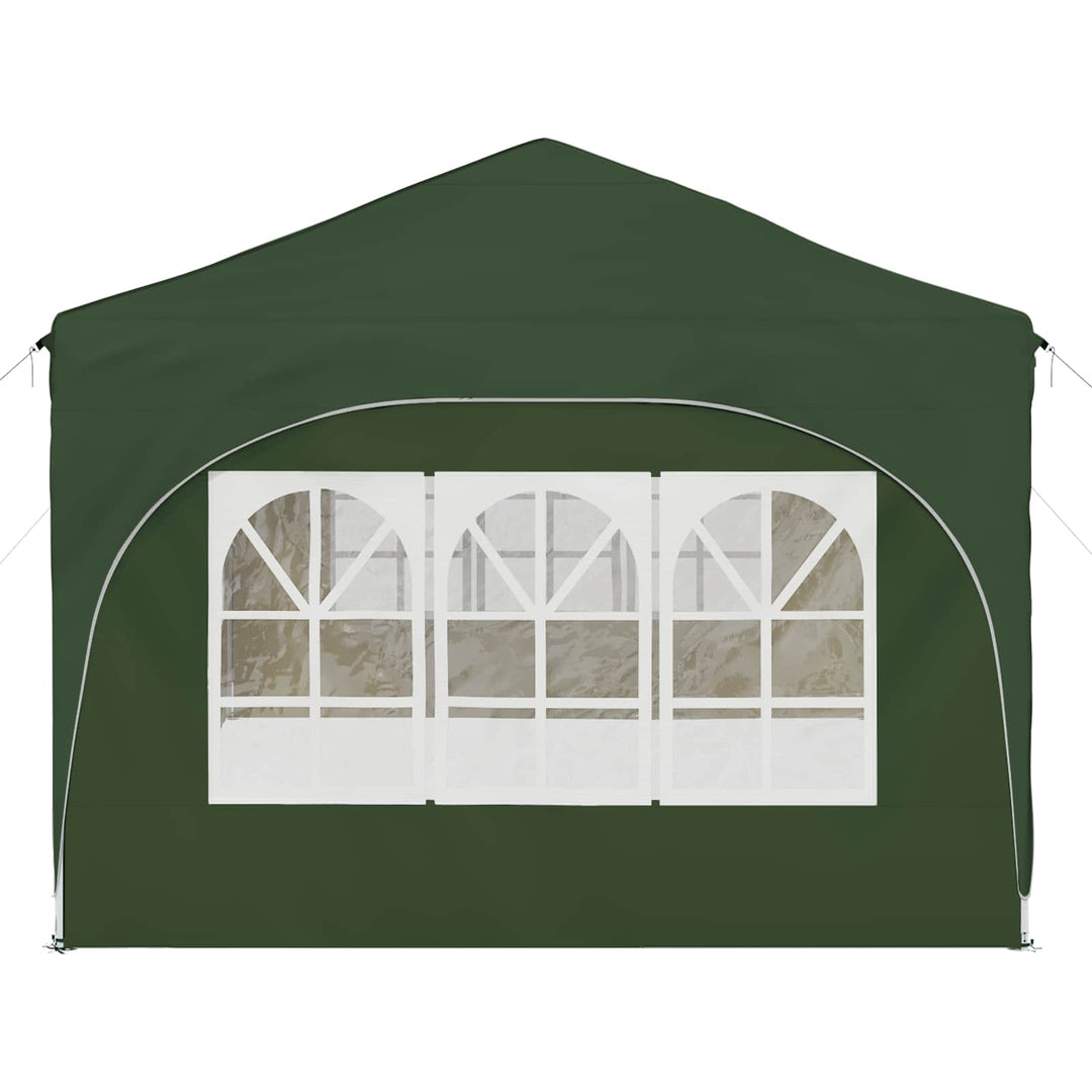 Pop-up Festtelt 575 x 288 x 245 cm Grøn Oxford stof