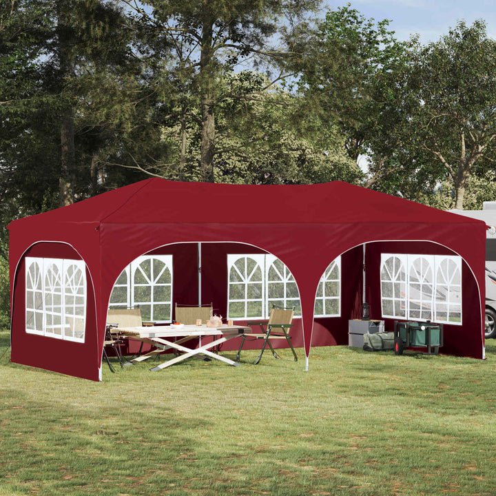 Pop-up Festtelt Bordeaux 575 x 288 x 245 cm Oxford stof