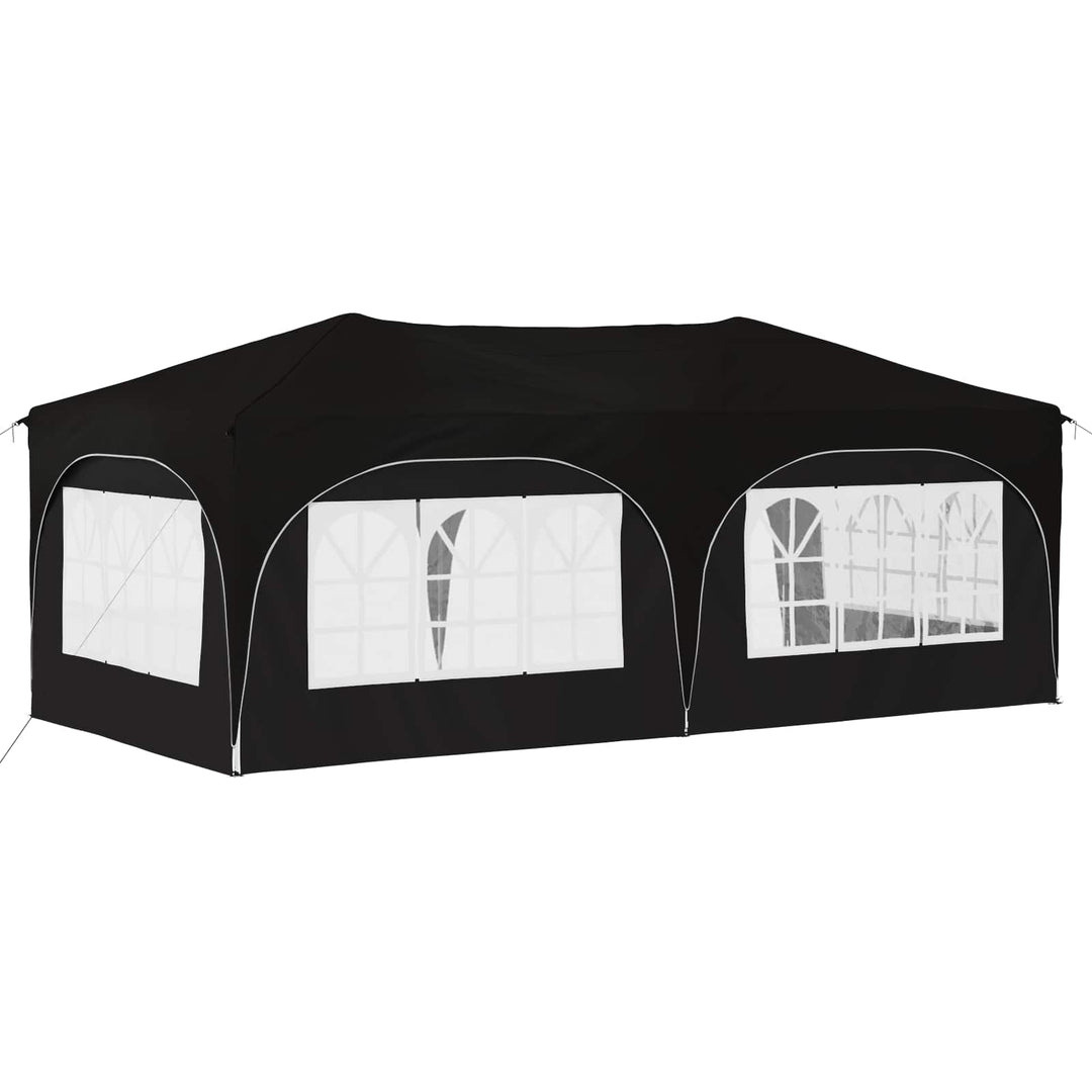 Pop-up Festtelt 575 x 288 x 245 cm Sort Oxford stof