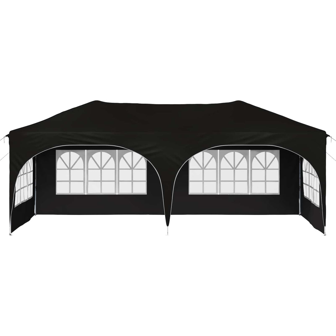 Pop-up Festtelt 575 x 288 x 245 cm Sort Oxford stof