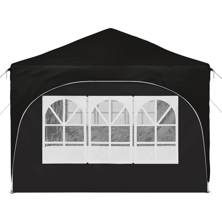 Pop-up Festtelt 575 x 288 x 245 cm Sort Oxford stof