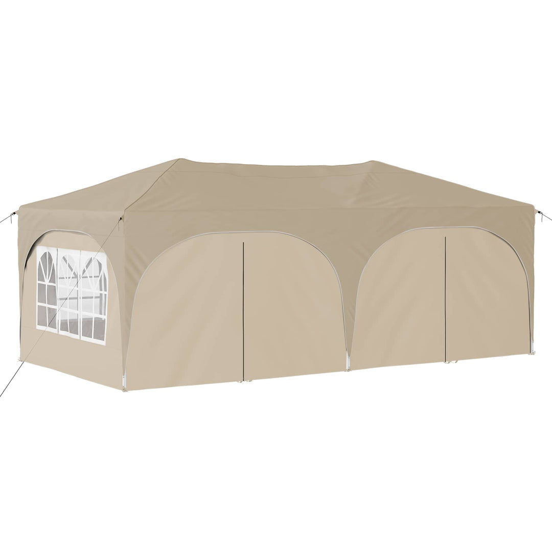 Pop-up Festtelt Creme 575 x 288 x 245 cm Oxford stof