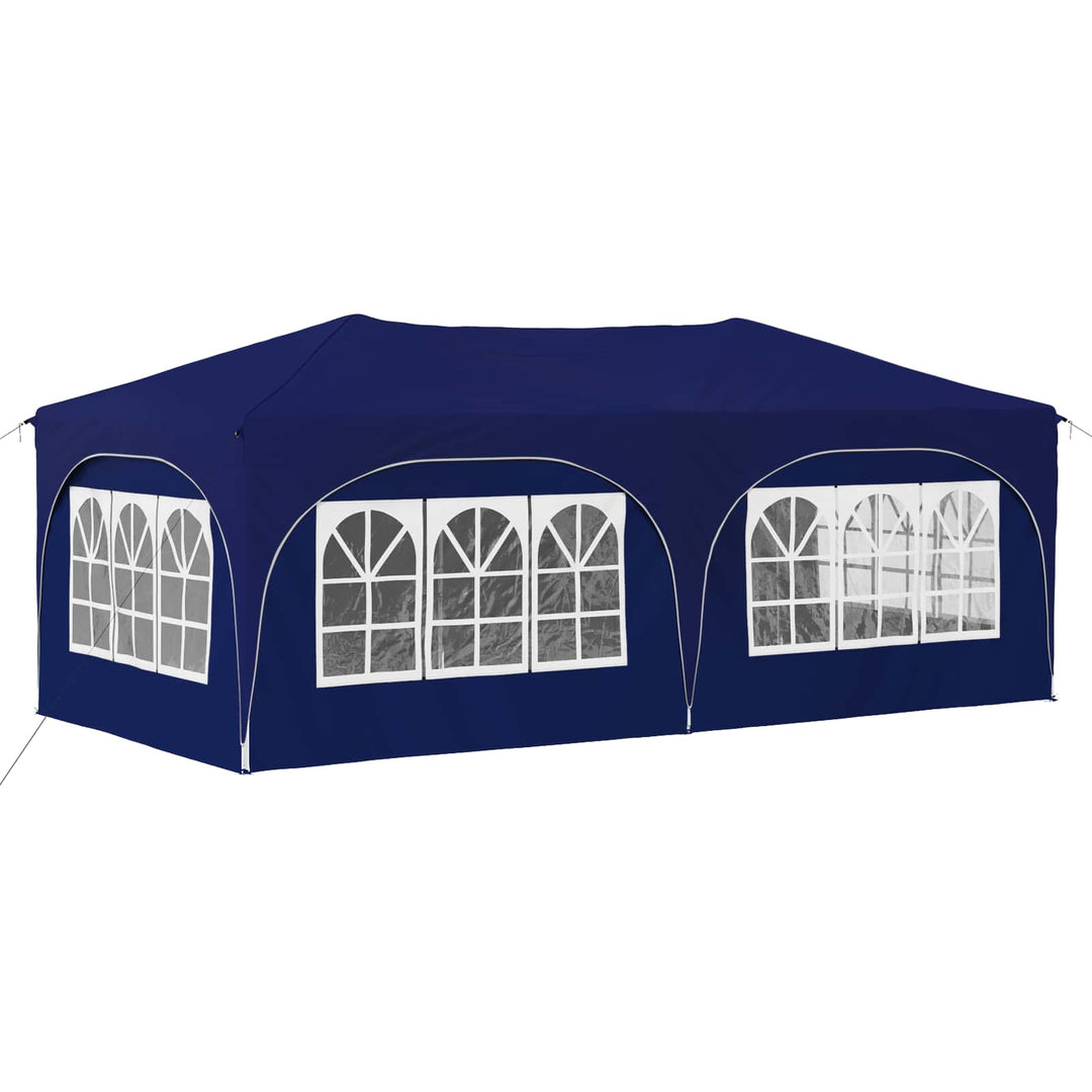 Pop-up Festtelt 575 x 288 x 245 cm Blå Oxford stof
