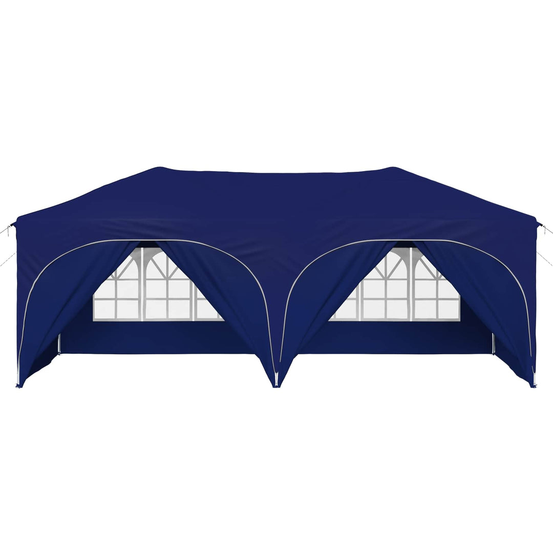 Pop-up Festtelt 575 x 288 x 245 cm Blå Oxford stof