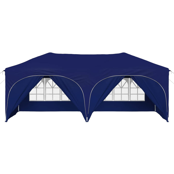 Pop-up Festtelt 575 x 288 x 245 cm Blå Oxford stof