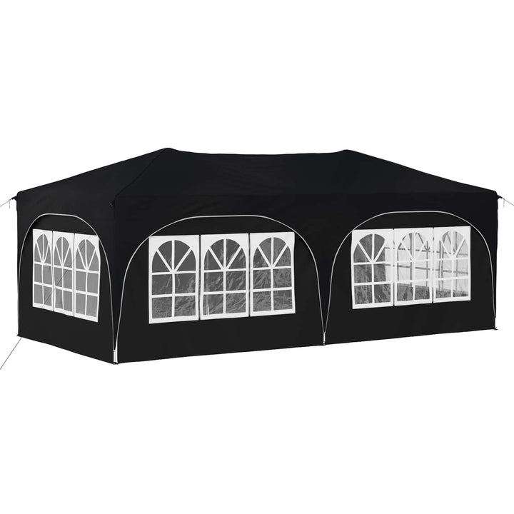 Pop-up Festtelt Antracit 575 x 288 x 245 cm Oxford stof
